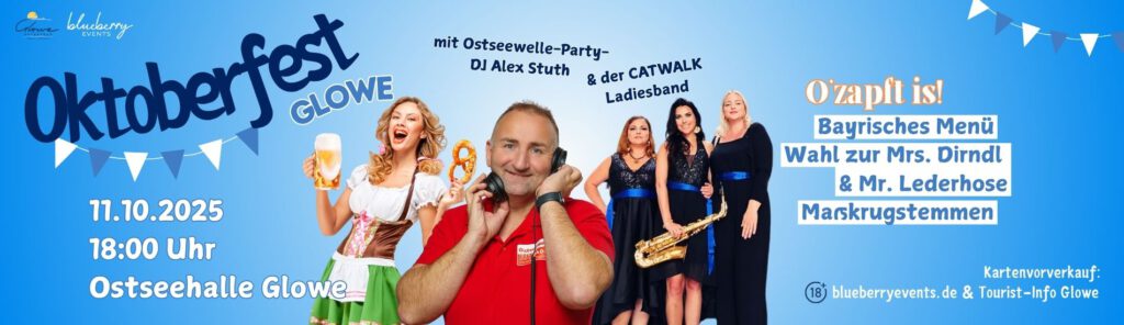 Oktoberfest Glowe 1900 x 550 px | Sonne, Strand und Meer