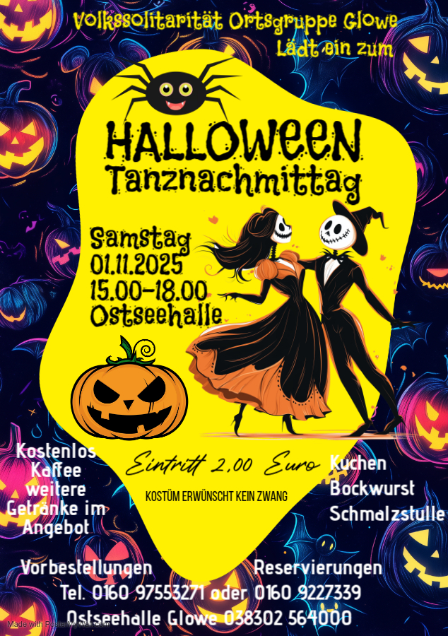 Halloween 1.November2025 OHG Volkssoli | Sonne, Strand und Meer