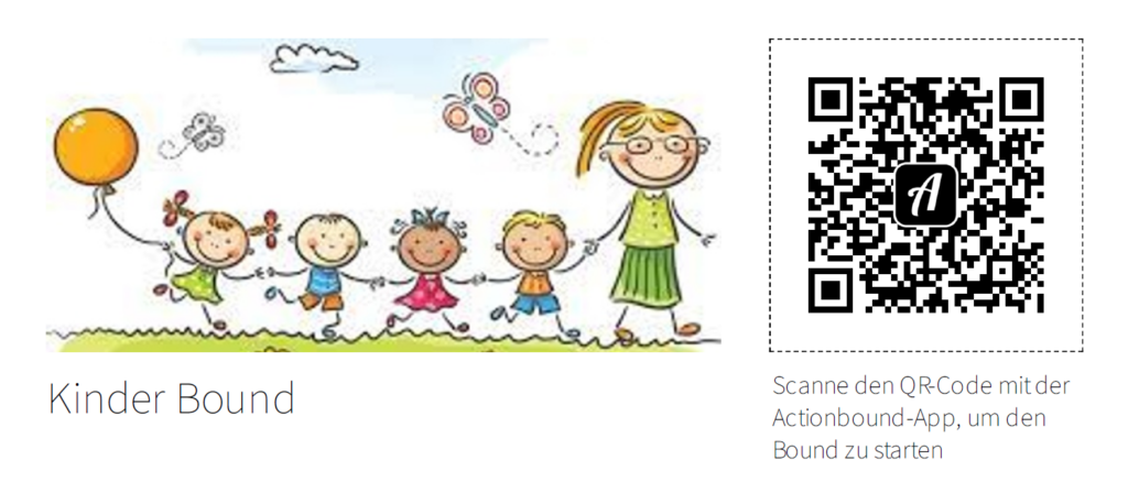 Actionbound 2 Kinder Bound QR Code | Sonne, Strand und Meer